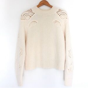 Vince Crochet Shell Sweater